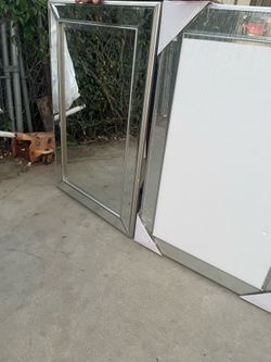 Mirrors 1x15 or 2x25 size=  36x24 inches/pulgadas