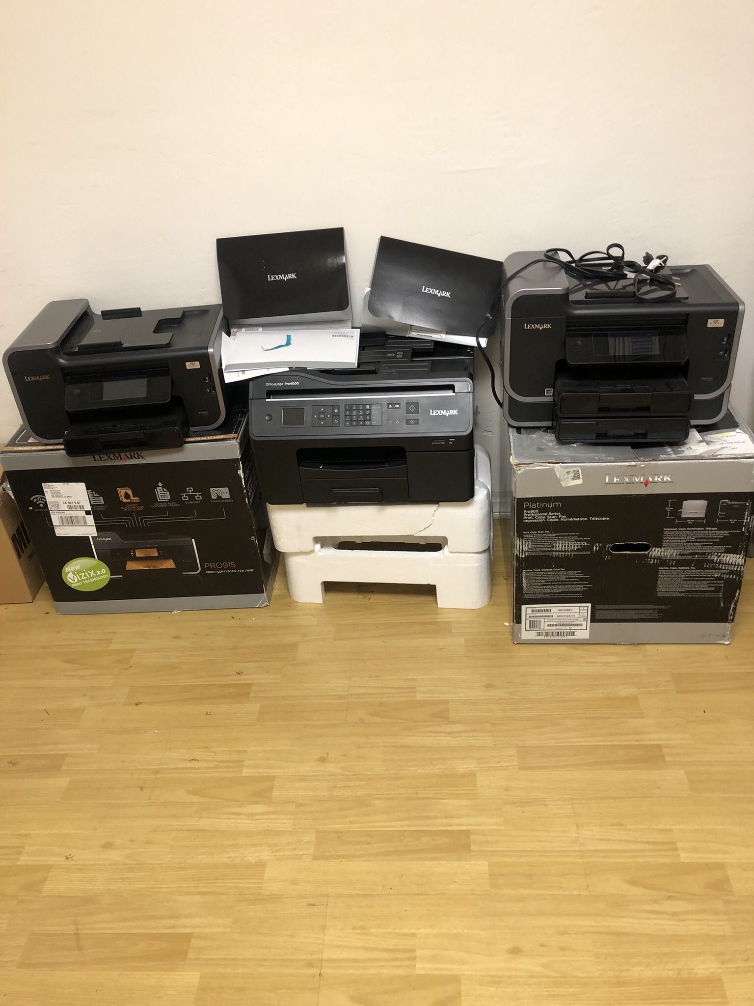 LEXMARK Printers Office Edge4000 And Platinum Pro905