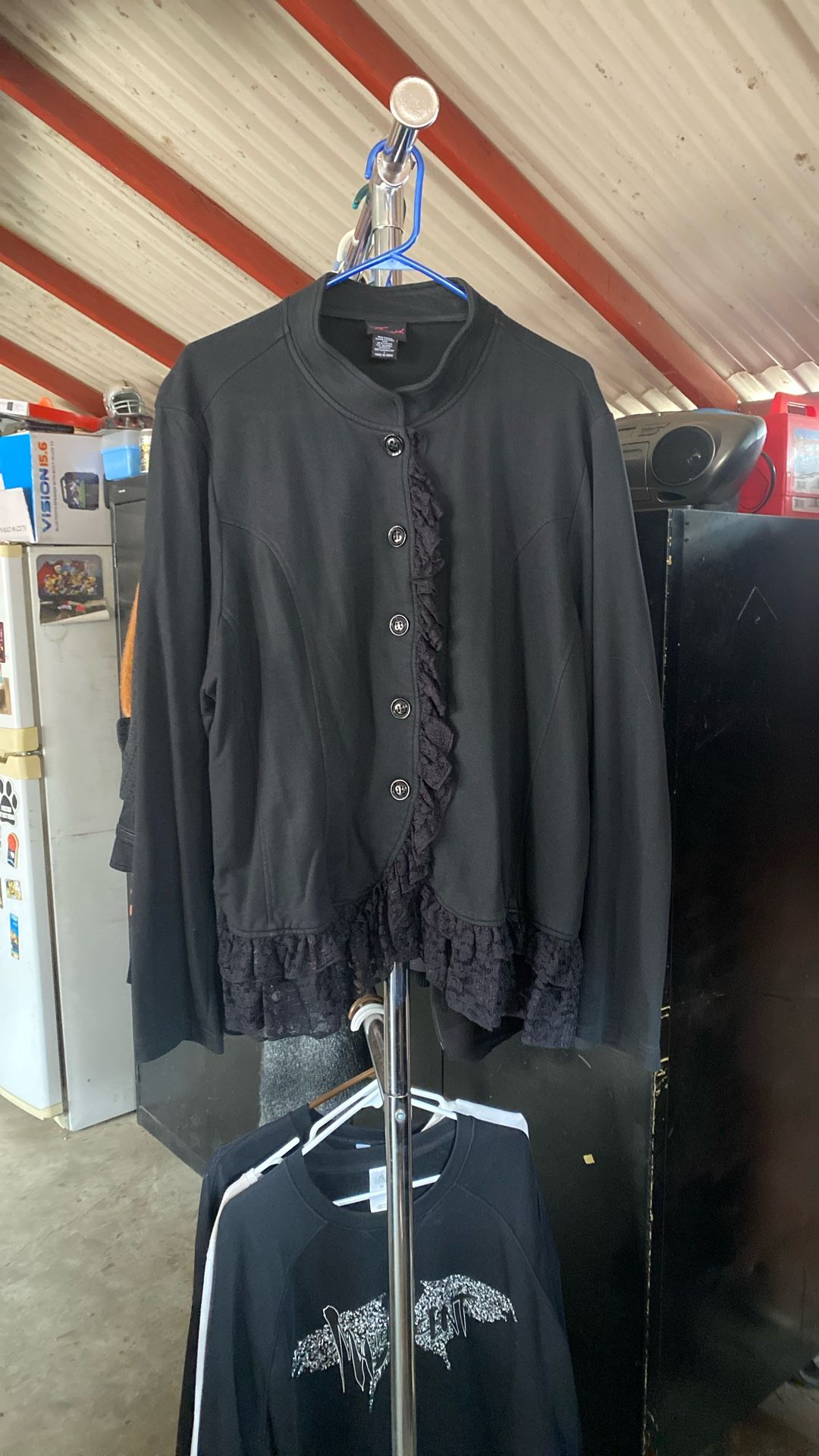 Torrid button Up Lacy Sweater