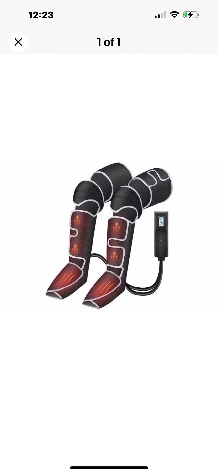 COMFIER Leg Massager for Circulation and Pain Relief, Leg Compression Massager