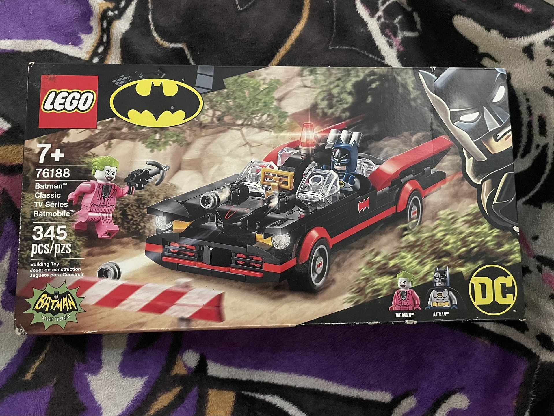 Lego Batman 1966 With Joker and Batmobile in box set