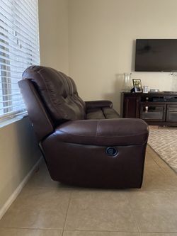 Ashley Furniture Leather Couches