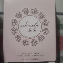 Simply Belle perfume 3.4 oz bottle 