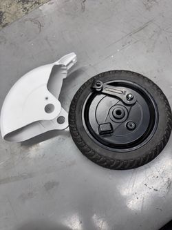 Honda Motocompacto rear wheel, tire, and brake assembly