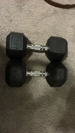 2 35 Pound Dumbbells Tru Grit