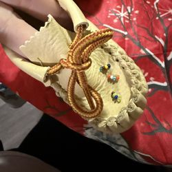 Handmade Infant Moccasins From Vermont - Never Worn
