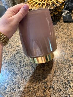 Opalhouse purple iridescent candle holder