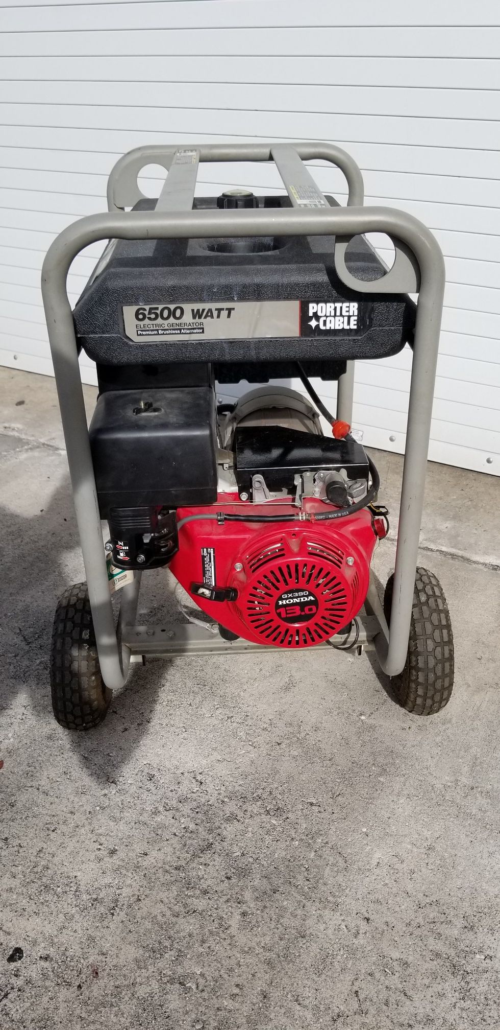 Porter Cable 6500 watt Electric Generator