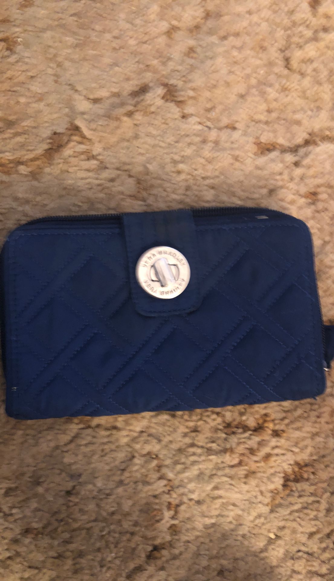 Vera Bradley turn lock wallet