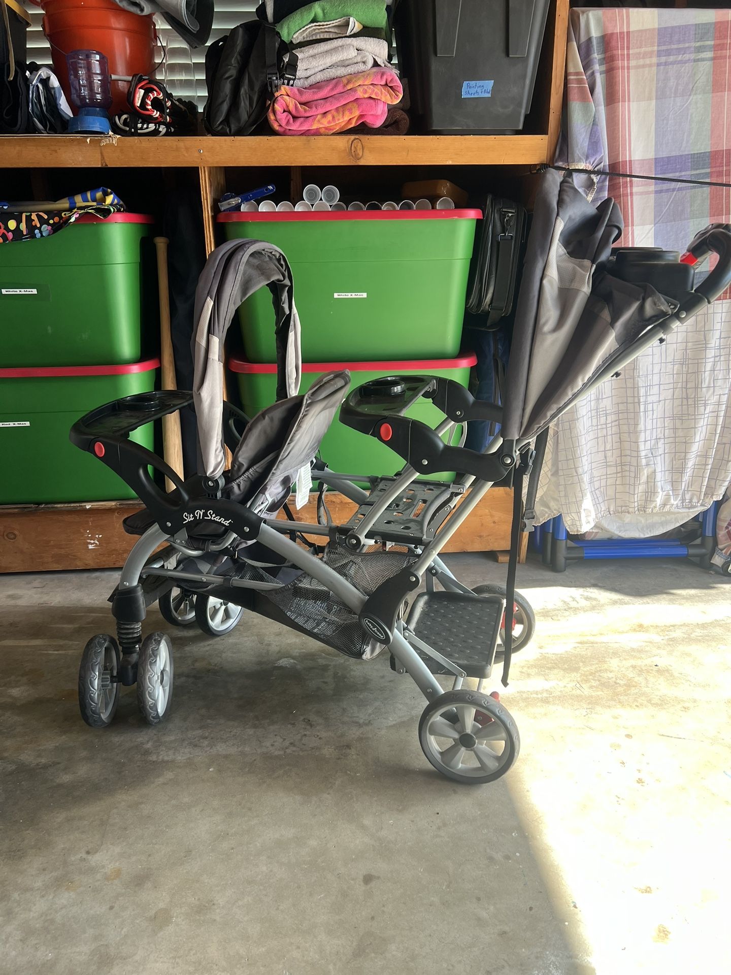 Sit And Stand Double Stroller