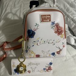 Harry Potter Loungefly Always Backpack And Wallet