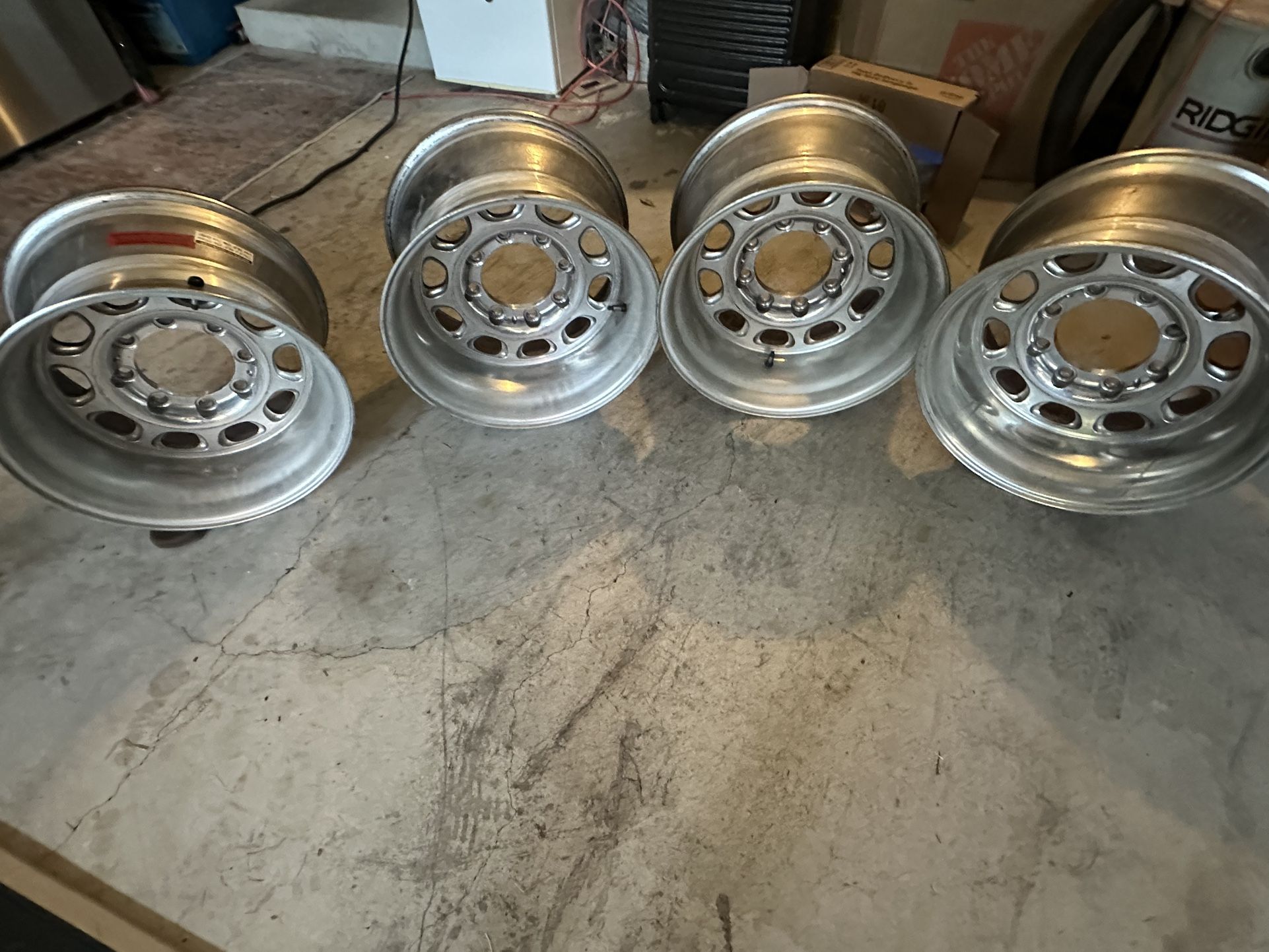 16.5” Weld Wheels, 8 X 6.5