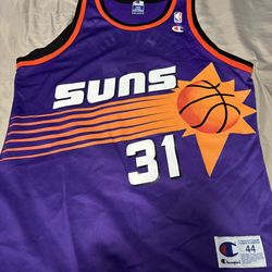 Rare Champion Phoenix Suns Rookie Shawn Marion jersey Men’s size 44/Large