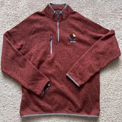 Johnnie-O Quarter Zip Fleece Pullover Medium 