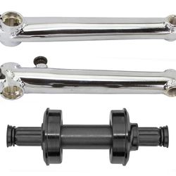 NEW Bicycle Bmx 175mm Crank Arms 3 Piece Set 