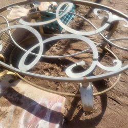 Super Heavy Set Of 3 Vintage Coffee Tables