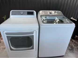 LG dryer and Samsung washer