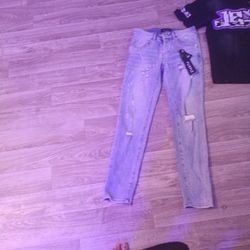 Purple Jeans And Hellstar Shirt 