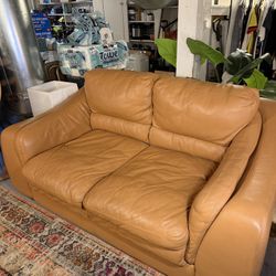Free Faux Leather Couch - Two Seat