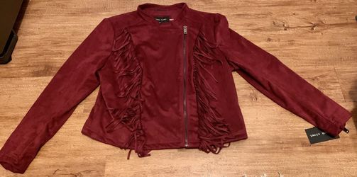 Wilson’s Leather Black Rivet XXL Red Jacket Brand New With Tags