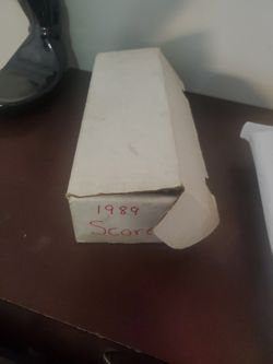 Free 1989 Score  Baseball Cards