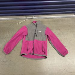 Pink north face jacket Medium 
