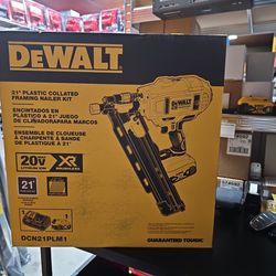 DEWALT
20V MAX XR Lithium-Ion Cordless Brushless 2-Speed 21° Plastic Collated Framing Nailer with 4.0Ah Battery and Charger