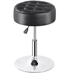 New black adjustable stool salon vanity