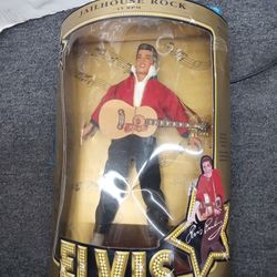 Elvis Jailhouse Rock The Sun Never Sets On A Legend Doll 1993 Hasbro #9146