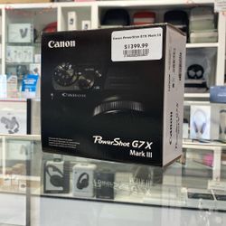 Canon PowerShot G7X Mark III