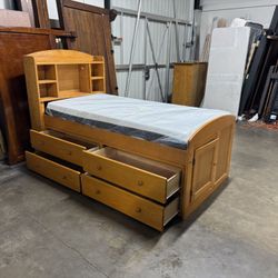 Twin Captain Bed $280