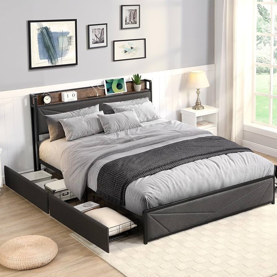 Queen size bed frame