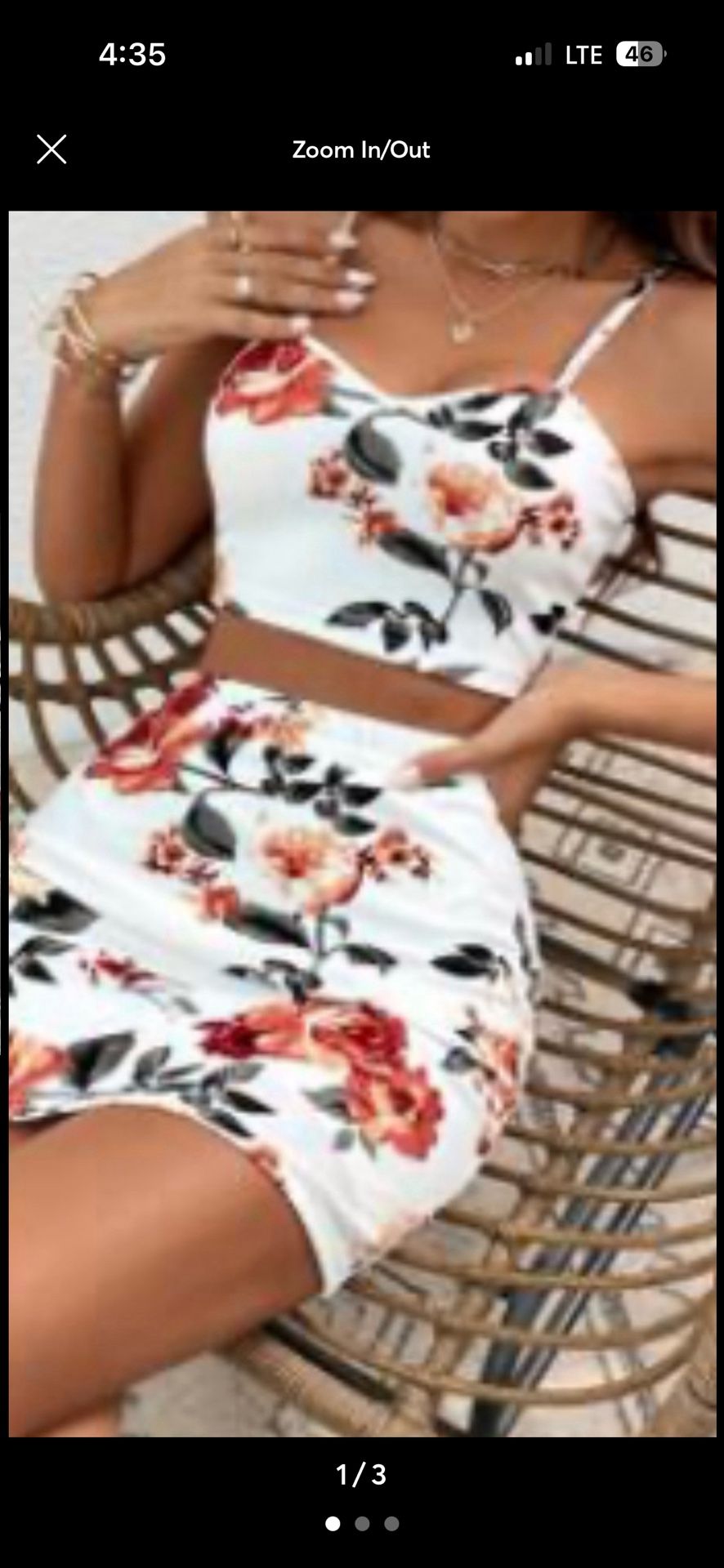 Two Piece Floral Set