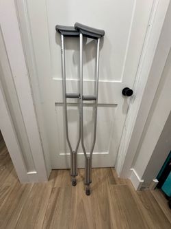 Like-New Medline Aluminum Crutches Muletas