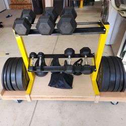 Weight Rack Tree Stand For Dumbells And Plates