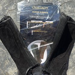 Black Suede Ovation Half Chaps XS 