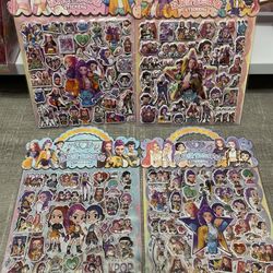 kpop huntrix 3d stickers 