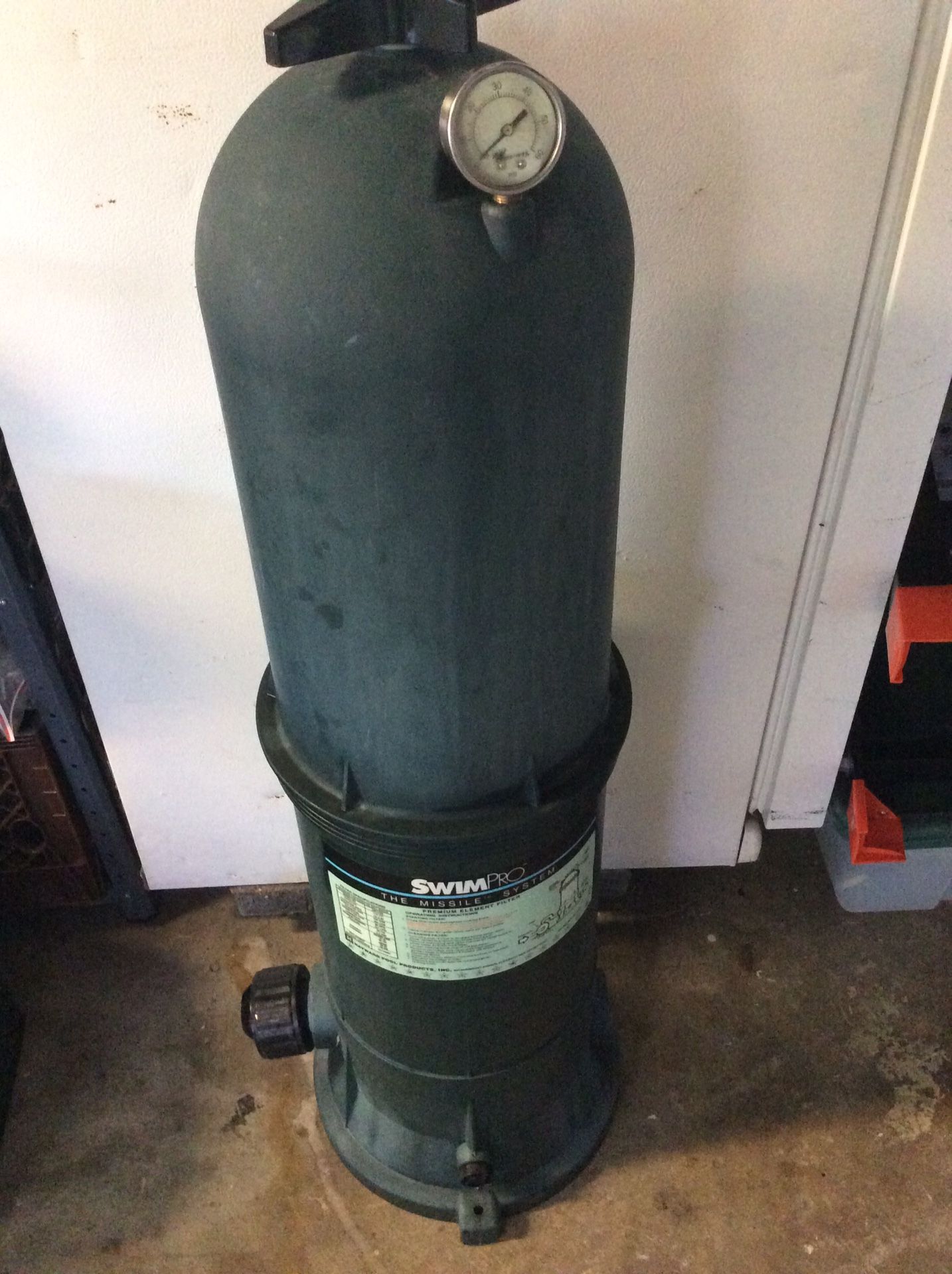 Hayward swim pro missile system filter , sw1750 for Sale in