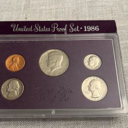 United States Proof Set 1986