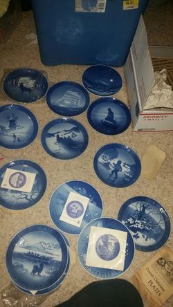 Royal Copenhagen plates 1(contact info removed) 14 total