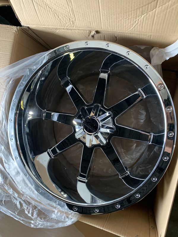 4 new 24x14 wheels only for Sale in Houston, TX OfferUp
