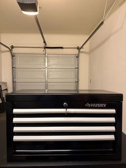 Husky 26-inch 4-drawer tool chest in great condition. Very clean and well taken care of