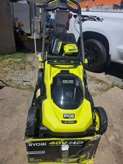 RYOBI
40V HP Brushless 20 in. Cordless Battery Walk Behind Push Lawn Mower with 6.0 Ah Battery and Charger