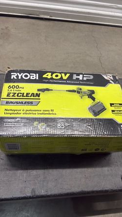 40 volt 600 psi battery powered power washer