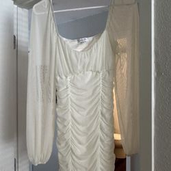 White Mini Dress 