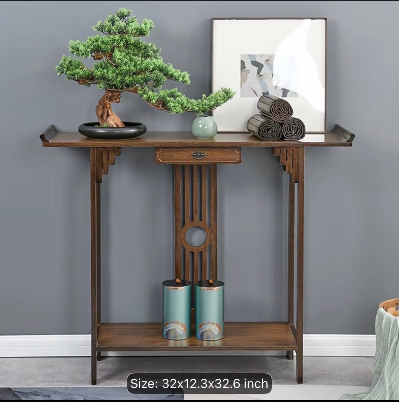 Brand new Narrow console table fully assembled