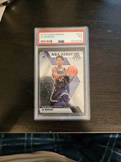 2019 Panini Mosaic Ja Morant NBA Debut ROOKIE CARD PSA GRADED 7 (NEAR MINT)