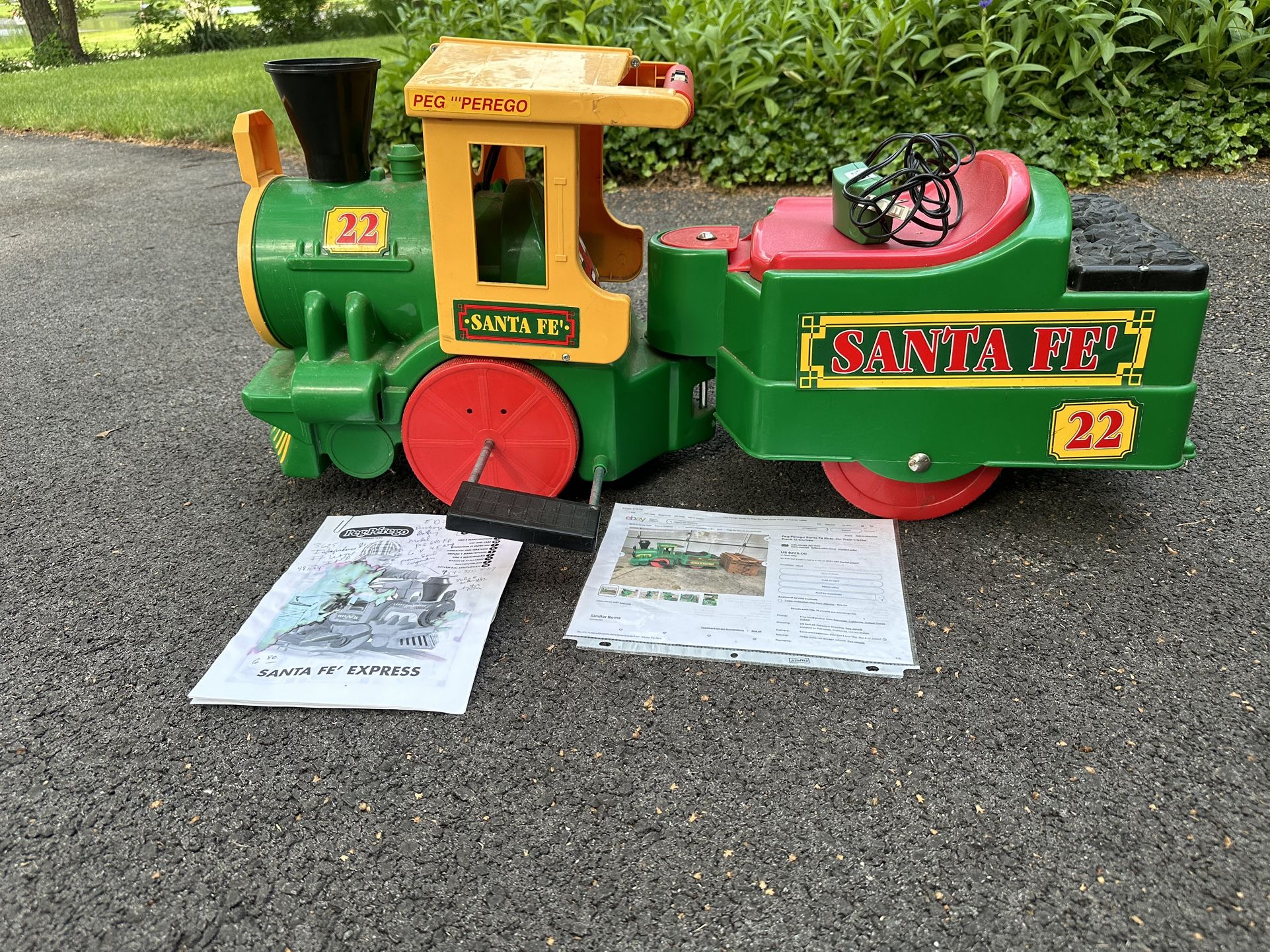 Perego Riding Santa Fe Train