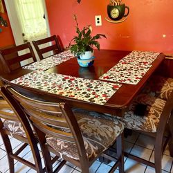 High Diner Table 8 Chairs 