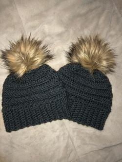 Handmade crochet beanies